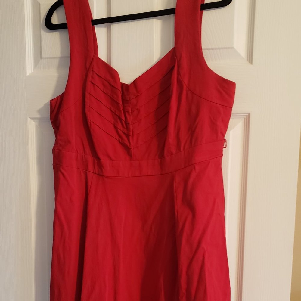 Torrid Vintage Red Chevron Dress 16